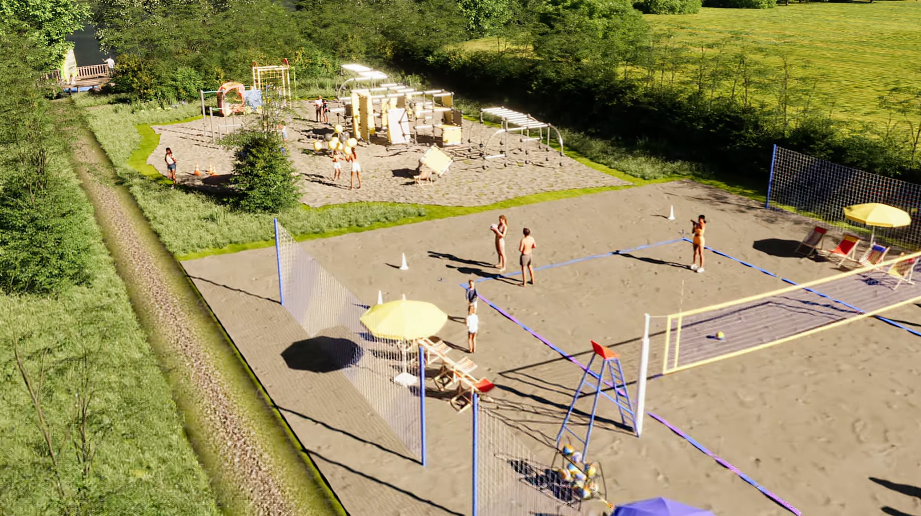 Plac zabaw i strefa rekreacyjna